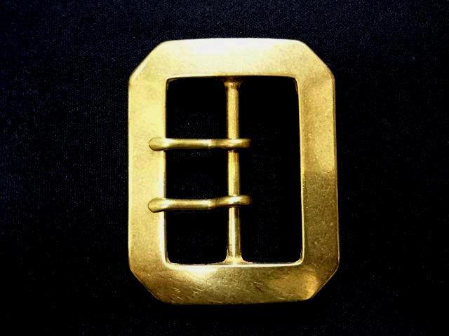 バックル 50mm ギャリソンダブルピンバックル 真鍮 Y314BW-50