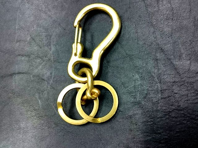 真鍮キーリング／シングルタイプ