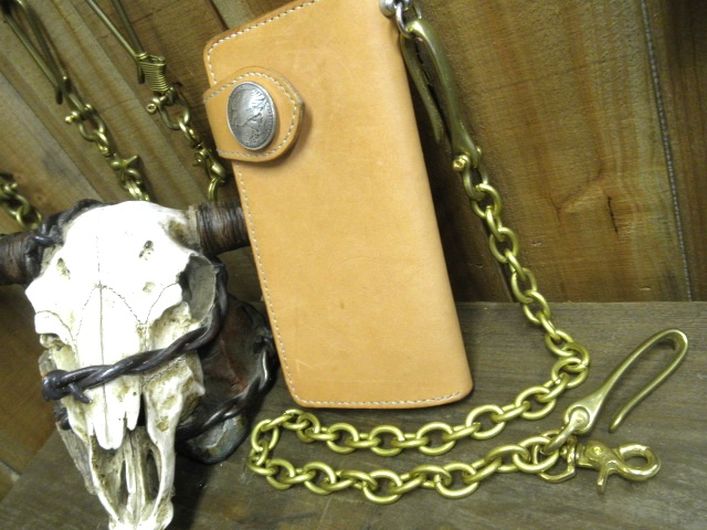 真鍮　ウォレットチェーン 小判チェーン3.5mm