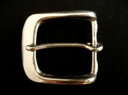 バックル 40mm 帆型バックル　シルバーカラー艶消し282N-40