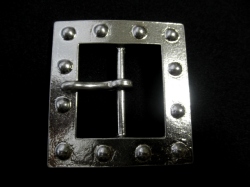 バックル 40mm ギャリソン  シルバー光沢 TRNB140NP-40／No,60