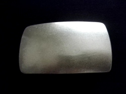 バックル 40mm スクエアトップ シルバーカラー艶消し Ｙ2001-40N