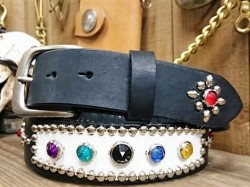 ヴィンテージスタッズ復刻デザインベルト　【ベルトカラーが選べます】
