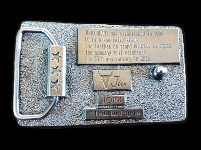 JUN COMPANYオリジナルデザイントップバックル 【20thアニバーサリー