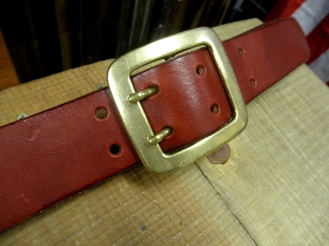 スタンダードバックル 40mm ギャリソン 真鍮 ダブルピン Y297-40BW