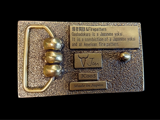 JUN COMPANYオリジナルデザイントップバックル 【餓者髑髏】 JC-005