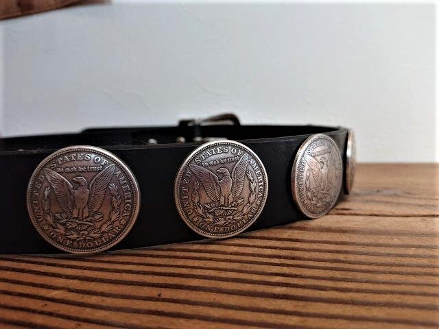 コンチョベルト【MORGAN DOLLAR CONCHO 】 38mm