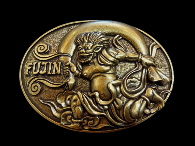 JUN COMPANYオリジナルデザイントップバックル 【風神】 JC-004