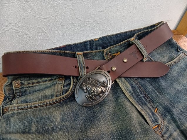 JUN COMPANYオリジナルデザイントップバックル 【暴れ馬】 JC-007