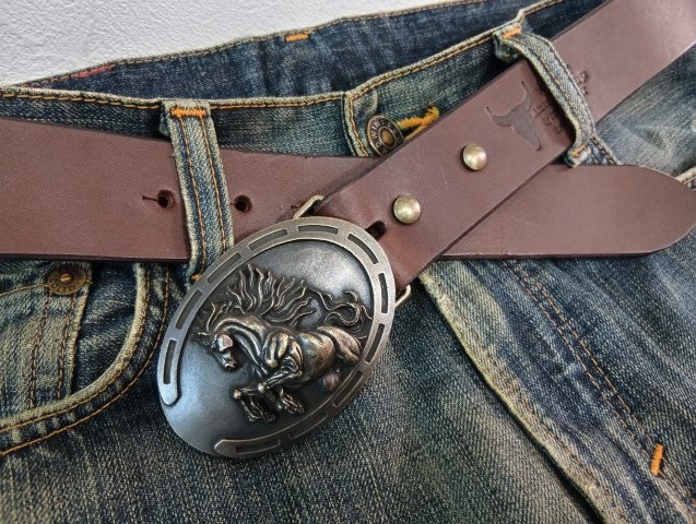 JUN COMPANYオリジナルデザイントップバックル 【暴れ馬】 JC-007