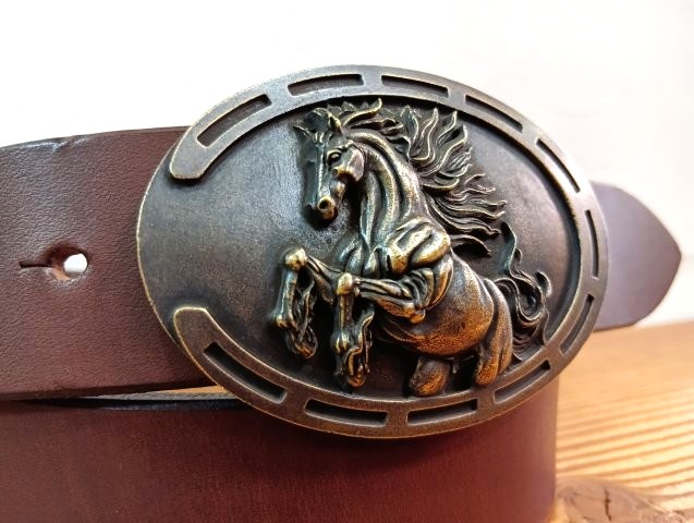 JUN COMPANYオリジナルデザイントップバックル 【暴れ馬】 JC-007