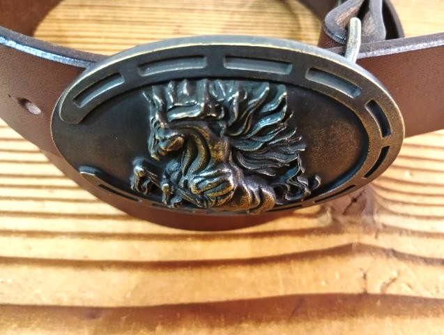 JUN COMPANYオリジナルデザイントップバックル 【暴れ馬】 JC-007