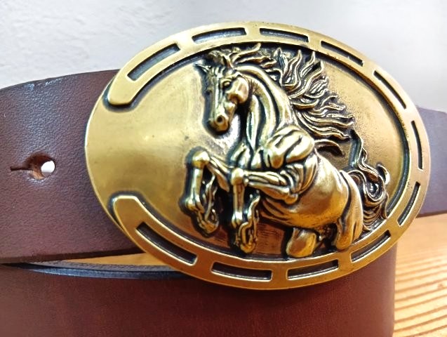 JUN COMPANYオリジナルデザイントップバックル 【暴れ馬】 JC-007