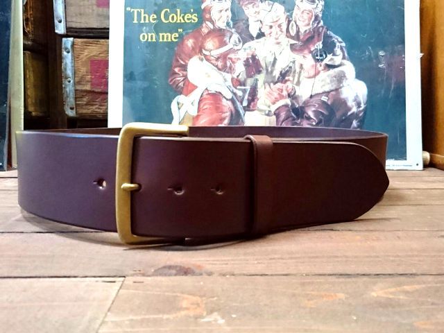 栃木オイル多脂革レザーベルト【ベルトカラーが選べる】60mm