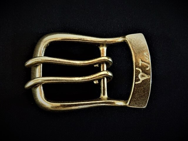 JUN COMPANYオリジナルデザインバックル 40mm 太ダブルピン帆型