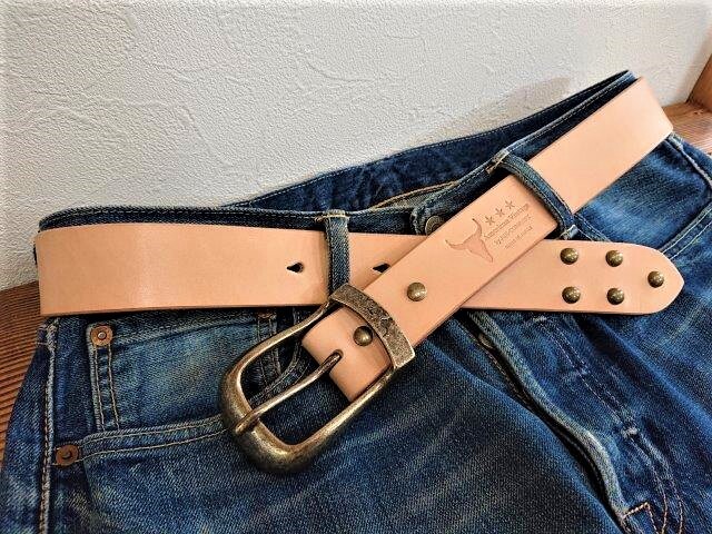 JUN COMPANYオリジナルデザインバックル 太ピン帆型バックル付き栃木  