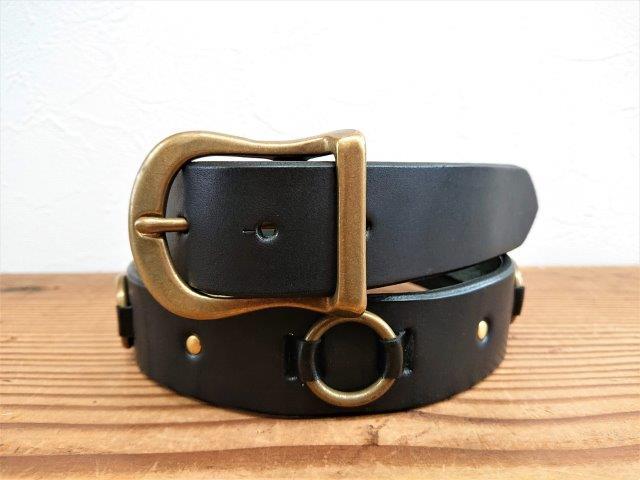 arts&science レザー　ベルト　ブラック　真鍮 Thin buckle belt M – ARTS&SCIENCE ONLINE SELLER