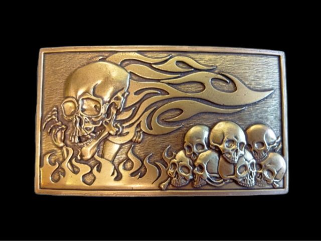 JUN COMPANYオリジナルデザイントップバックル 【餓者髑髏】 JC-005