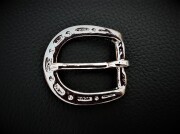 真鍮バックル 15mm Y116-15N 艶有ニッケルシルバー