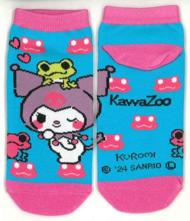 KawaZooサンリオコラボオリジナル靴下 クロミ