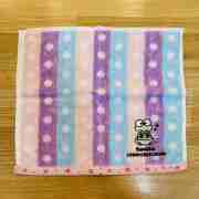 KawaZooサンリオコラボオリジナルタオルハンカチ・ドットストライプ