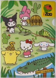 iZooサンリオコラボオリジナルA4クリアファイル