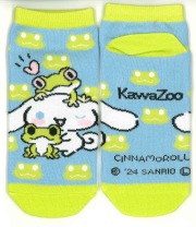 KawaZooサンリオコラボオリジナル靴下　シナモロール