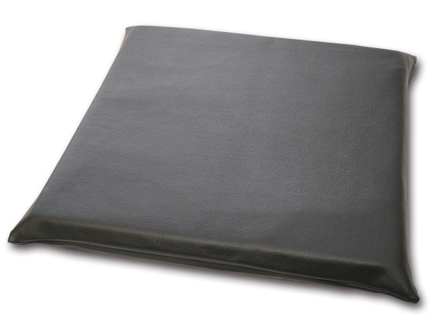 ■業務用座布団専門店【十人色彩】高級難燃レザー座布団カバー「相模」４５×４５cm ■SSR-0982d 黒