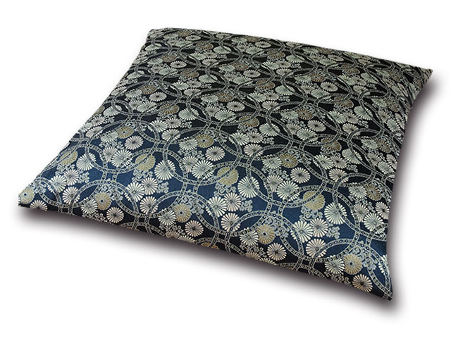 ■業務用座布団専門店【十人色彩】紬（つむぎ）織り座布団カバー■めっけもん市■SSO-0112-B青