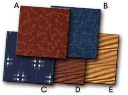 業務用座布団カバー撥水加工　十人色彩　コースター