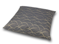 座布団カバー　新柄　彩り露芝 青