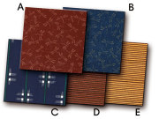 業務用座布団カバー撥水加工　十人色彩　コースター