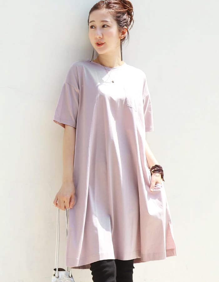 サラ・接触冷感＆抗菌機能付き！さらっと快適ロングTシャツ【6315231B】