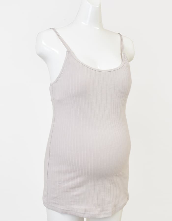 肩紐のびのび授乳キャミソール（産前産後）【589671】
