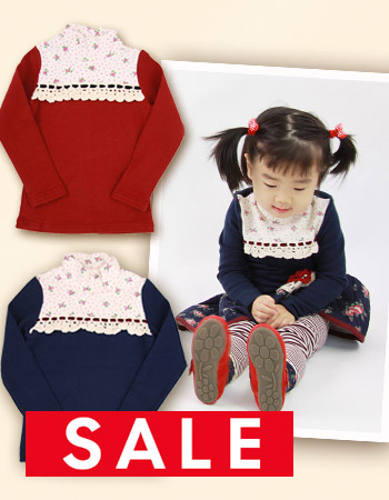 【SALE70％OFF】【13時までのご注文で即日発送対象】【キッズ】スイート×スイートハイネックT【1枚までネコポス可】 トップス 長袖 冬