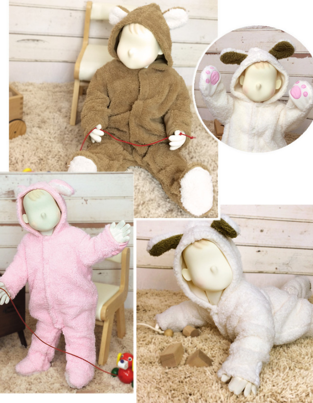 ふわもこアニマルジャンプスーツ