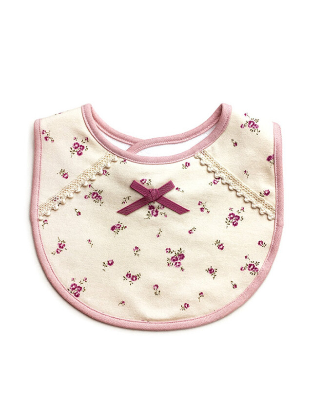 花柄レーススタイ(よだれかけ)