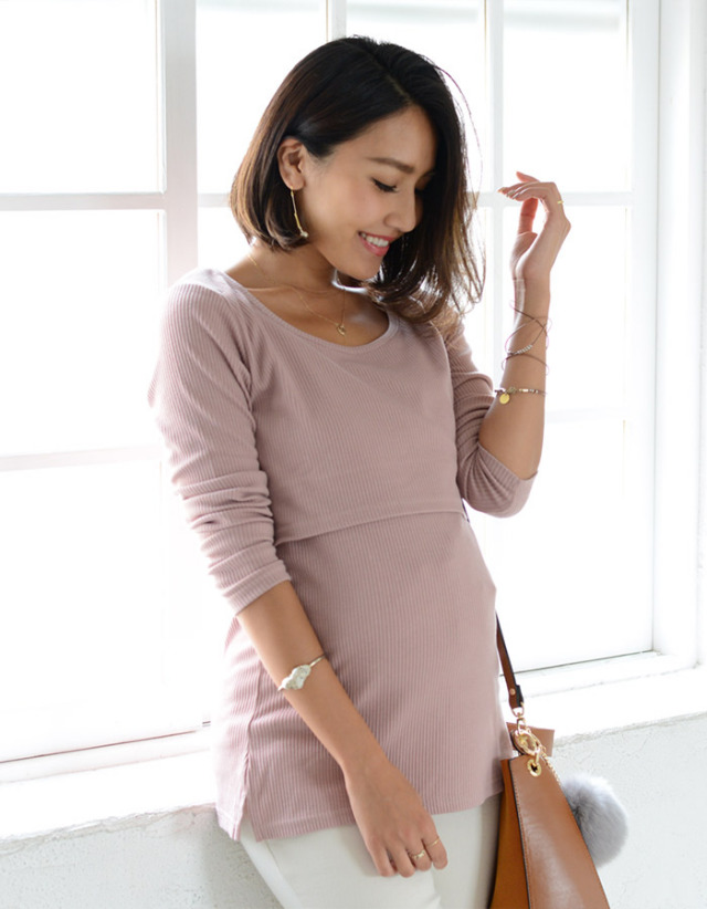 ベーシック・リブラウンドT