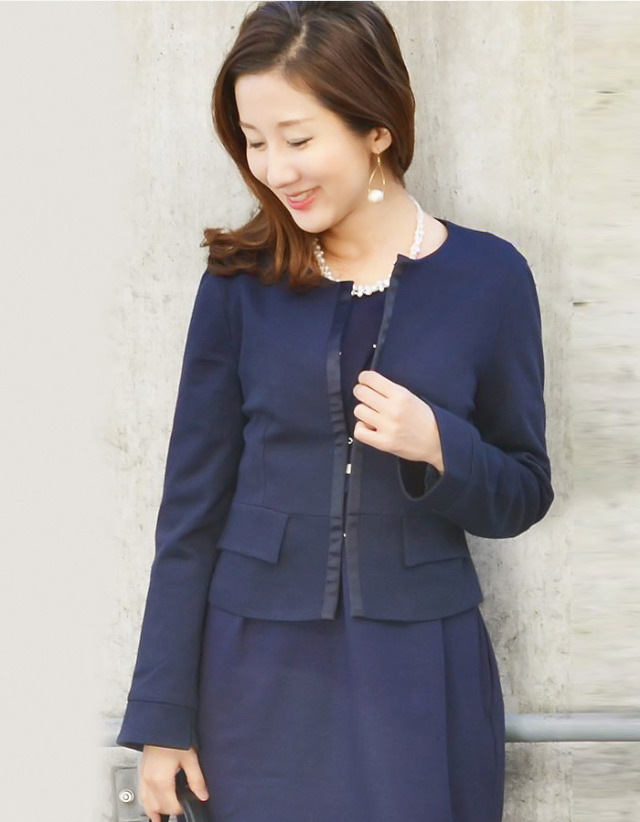 エレガント・サテン・ポンチジャケット