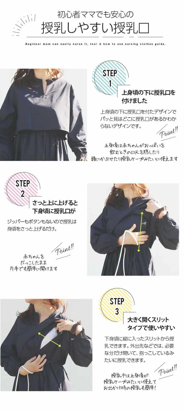 ミルクティー授乳服マタニティ　アメリア・セットアップ風ティアードワンピース 授乳服＆マタニティ＞アメリア・セットアップ風ティアード