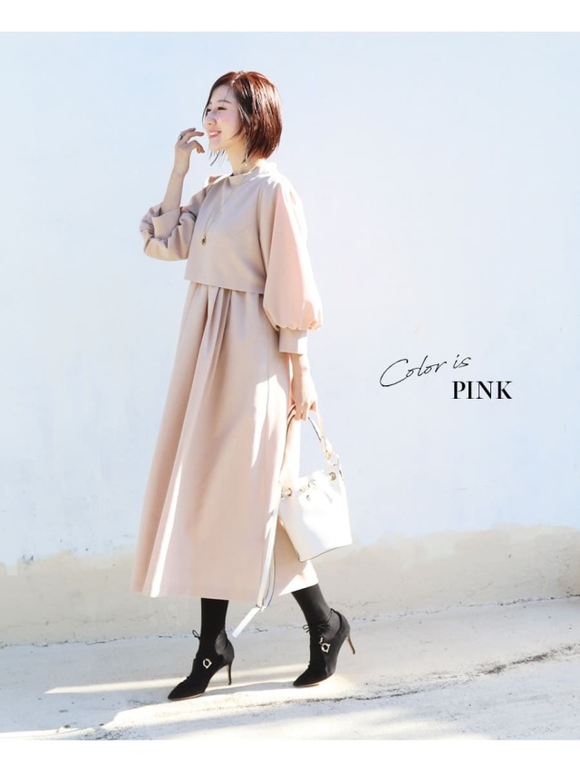 【超特価sale開催】  授乳服・マタニティ＞長袖パルフェ・ボリュームスリーブ マタニティ