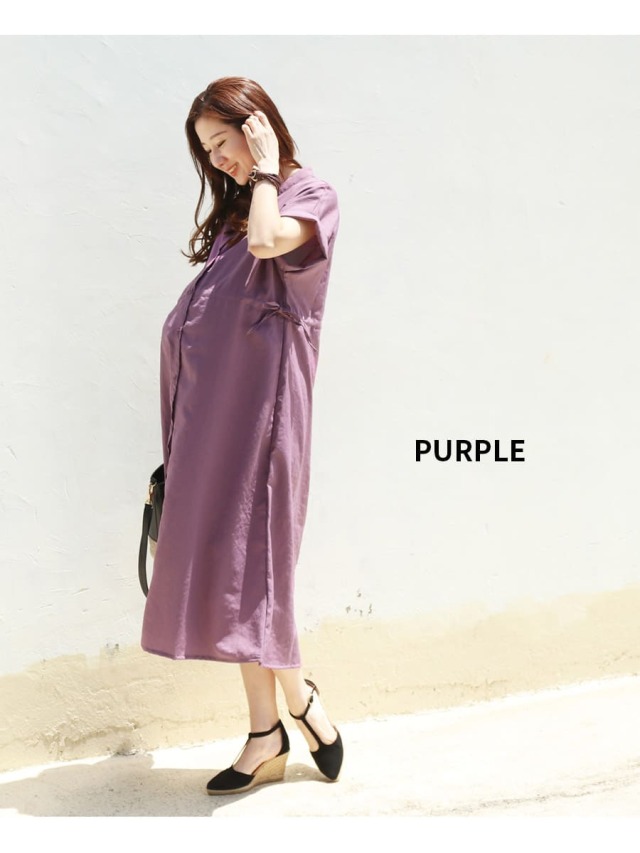 マタニティ　授乳服　ワンピース　5着　まとめ売り Milk tea SALE マタニティ 服 授乳服 デイジー・5分袖ビスチェ風