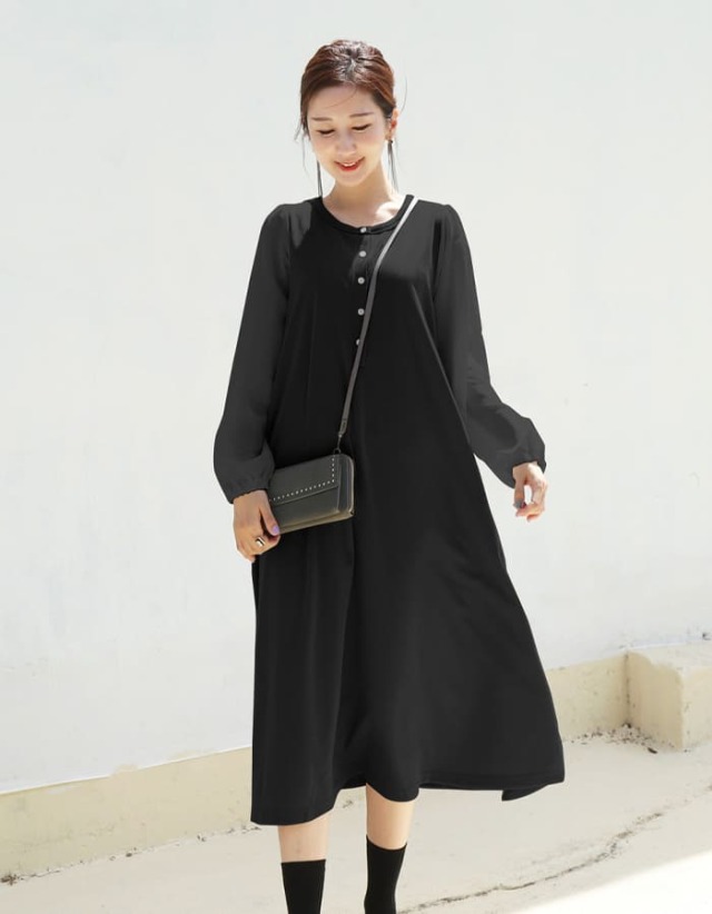 ノア・ふんわりシアースリーブワンピース