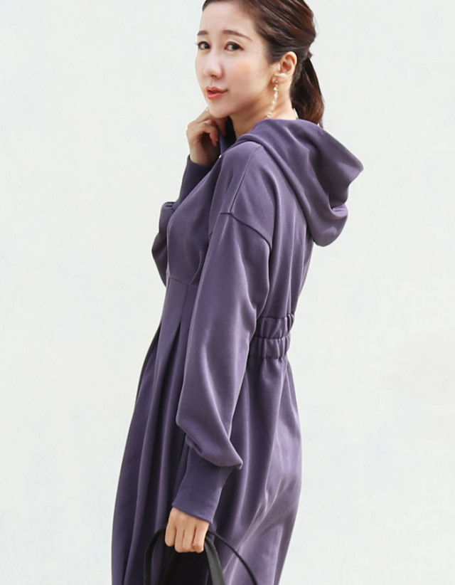 マノン・スウェットフード＆フレアーワンピース【6325249】