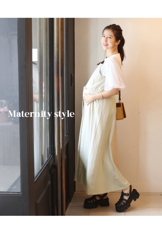 ワコールマタニティ　産前産後　キャミソールワンピース　オケージョン対応 ワコールマタニティ 産前産後 キャミソールワンピース オケージョン