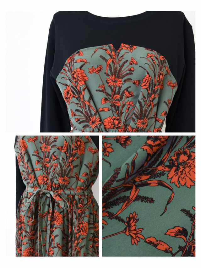 授乳服・マタニティウェア＞アビゲイル・フラワープリントビスチェ