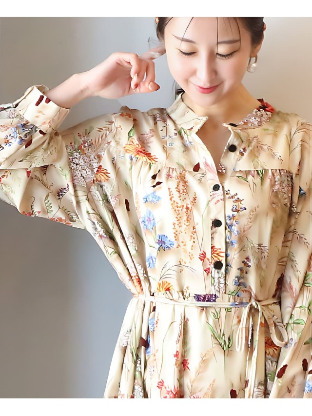 授乳服・マタニティウエア＞アレクシア・ティアードロング