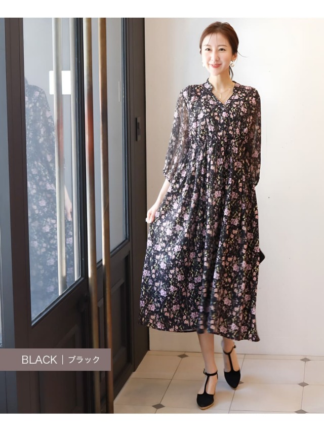 BABY ハンドブロックプリント カシュクール ワンピース 授乳服 マタニ 授乳服・マタニティ＞ジェマ・アートファブリックカシュクール