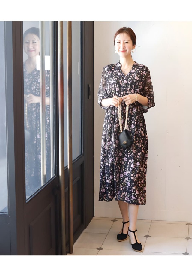 授乳服・マタニティウエア＞ウィステリア・フラワーカシュクール