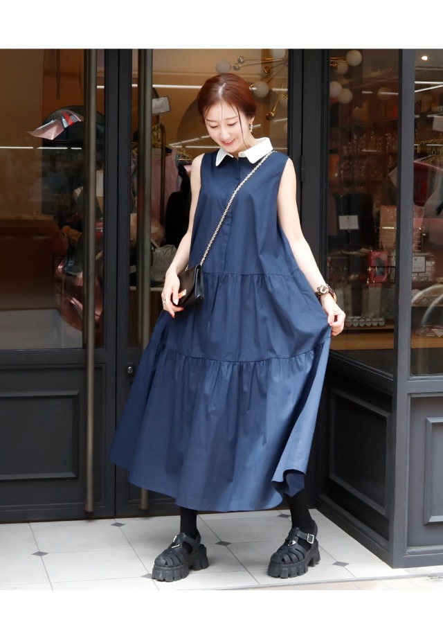 授乳服・マタニティウエア＞ウィロウ・上品カラーティアード